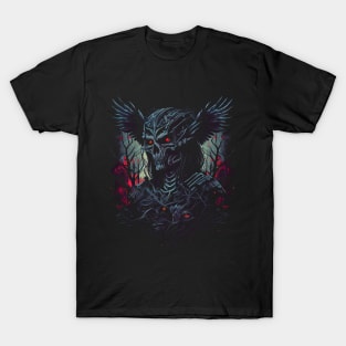 Design of skull alien T-Shirt